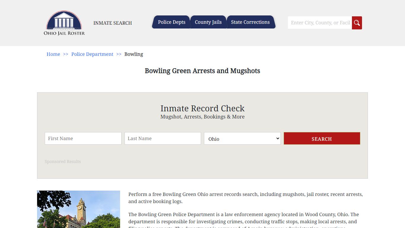 Bowling Green Arrests and Mugshots | Jail Roster Search